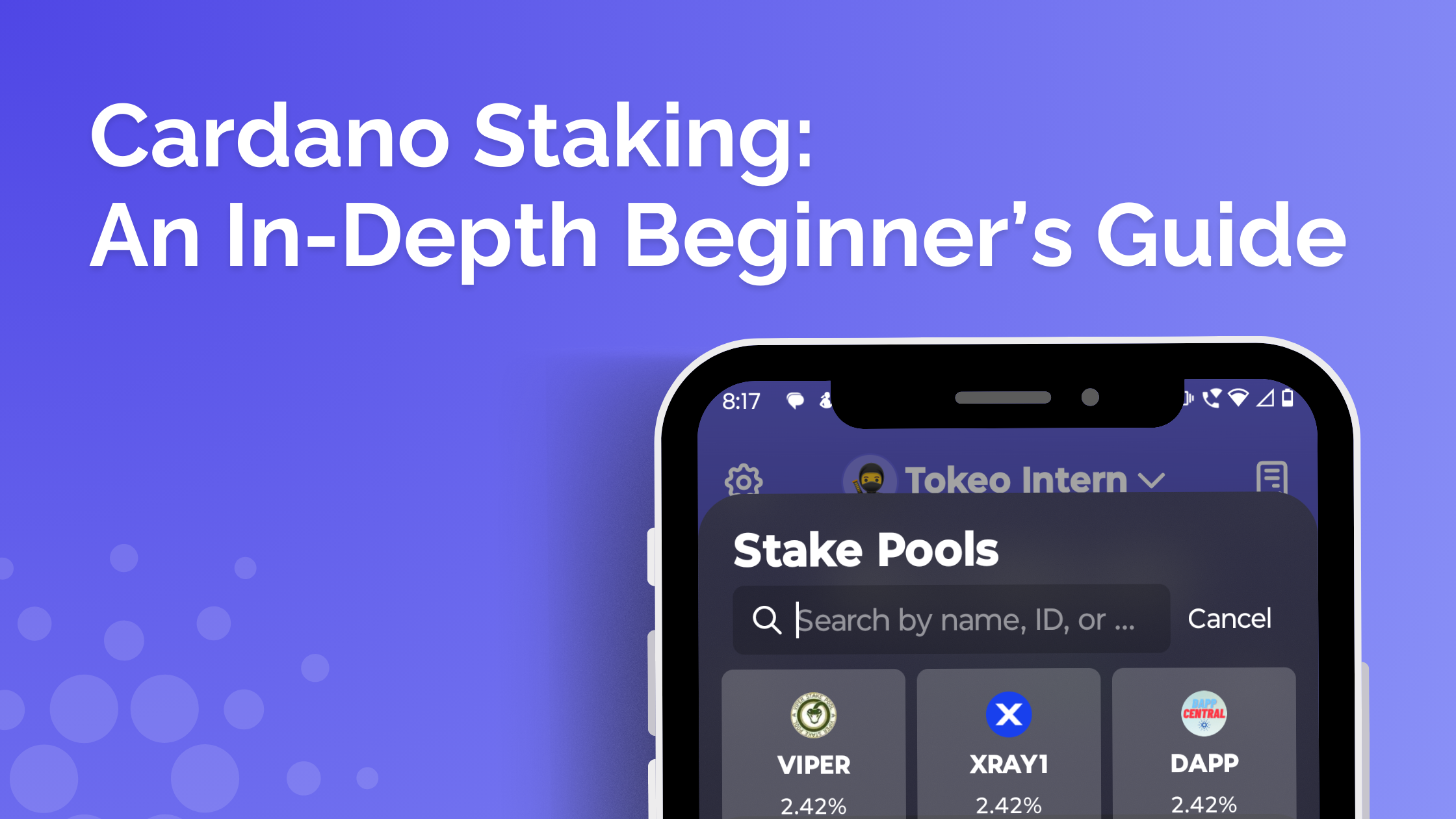 Cardano Staking guide