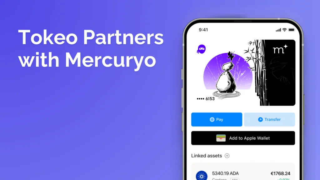 Tokeo Partners with Mercuryo for Debit Card and On/Off-Ramping Integrations