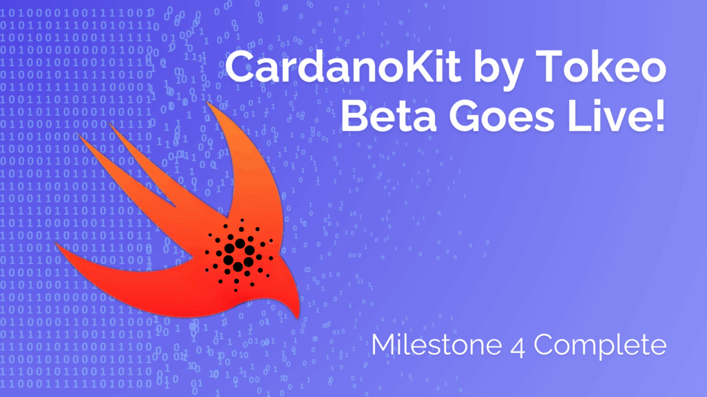 CardanoKit Milestone 4: Beta Release With Application-Ready Features