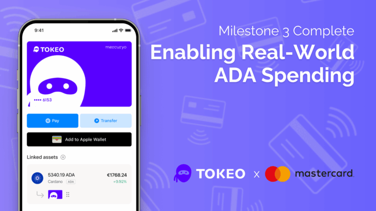 mastercard tokeo cardano ada